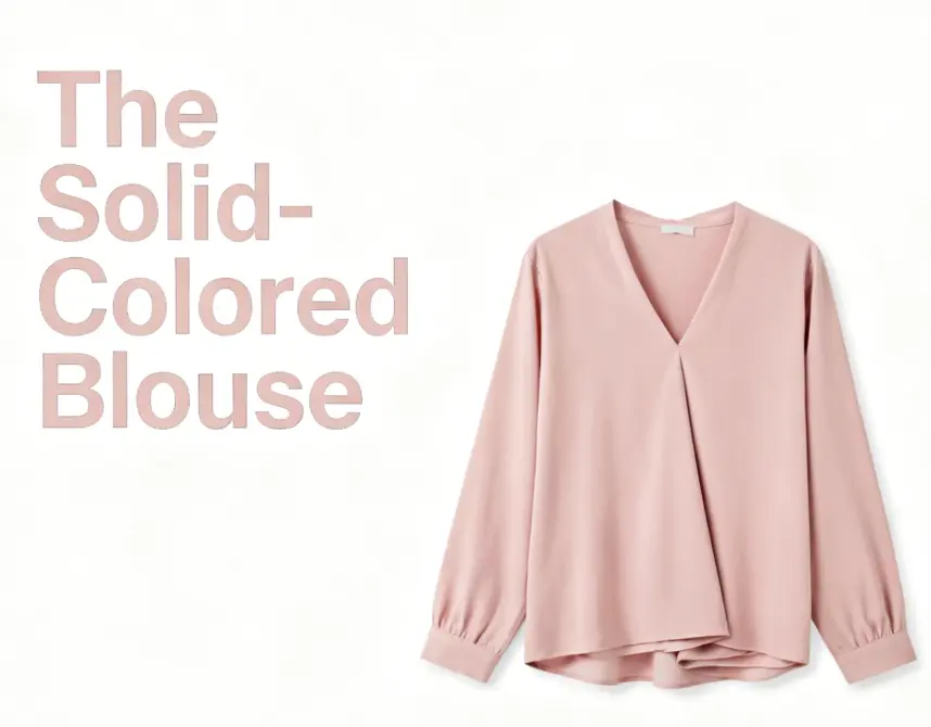 The Solid-Colored Blouse
