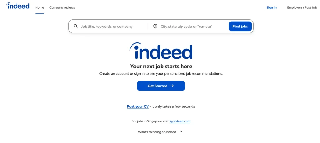 Indeed Part Time Job