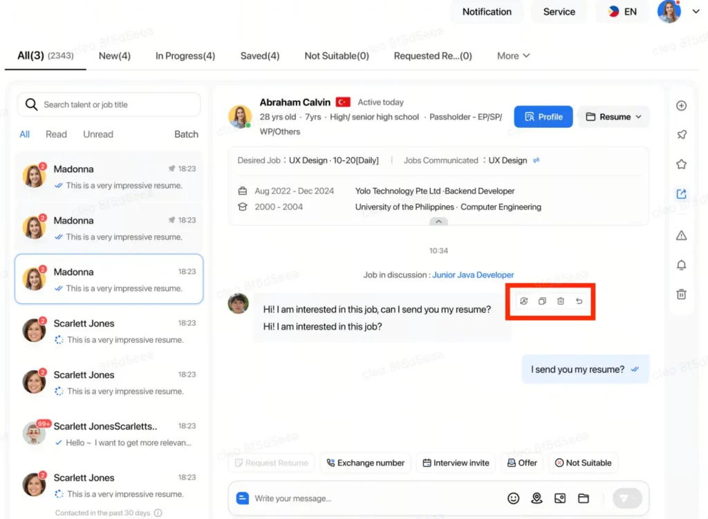 Conversation Translation Function