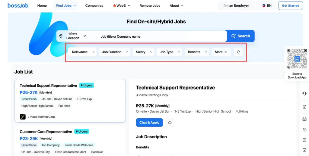 Custom Search Job
