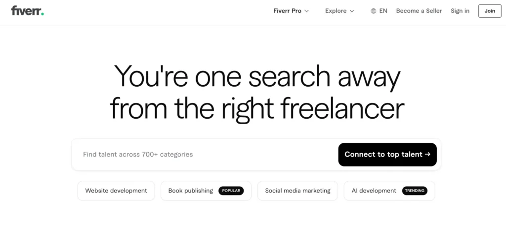 Fiverr Freelance Web