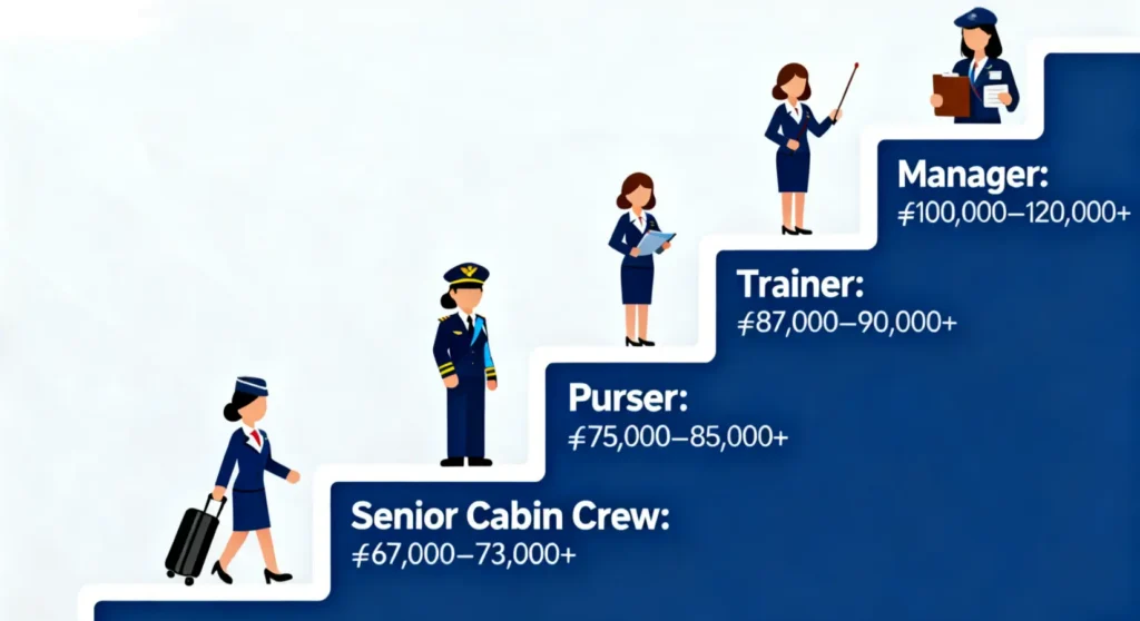 Philippine Airlines Flight Attendant Salary by Career