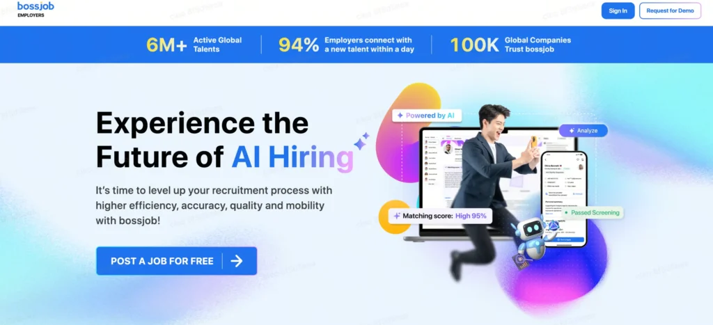 Ai Hiring Website bossjob