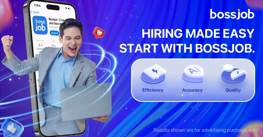 Easy Hiring Jobs on bossjob Platform