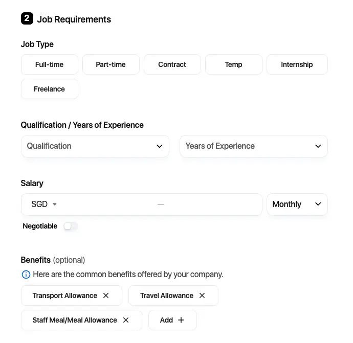 Salary Negotiabl Option