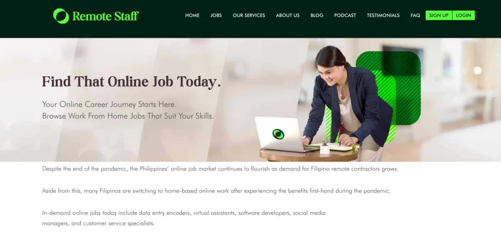 Remote Staff Part Time Job